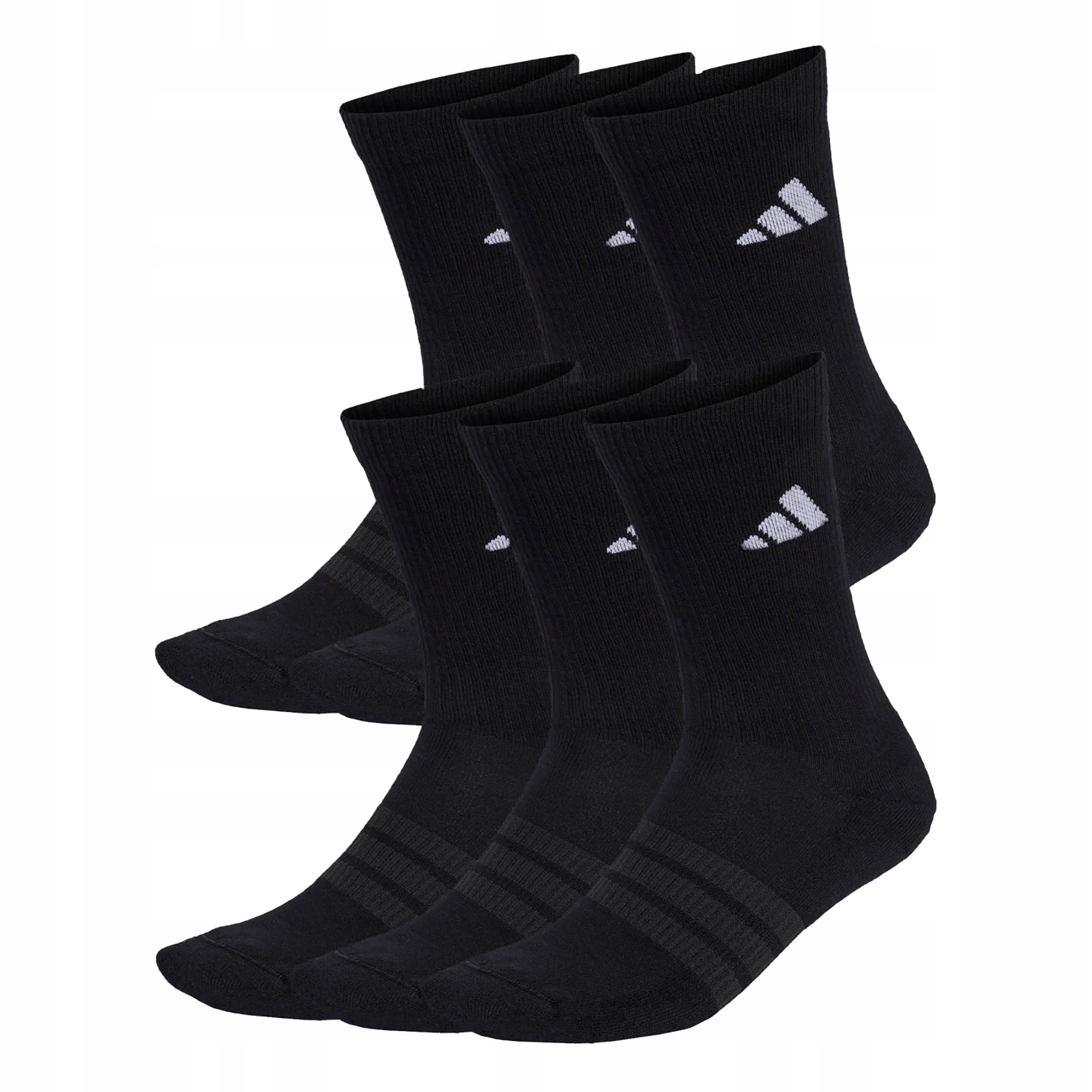 Skarpety ADIDAS męskie CUSHIONED CREW 6-PAK – Komfort na co dzień