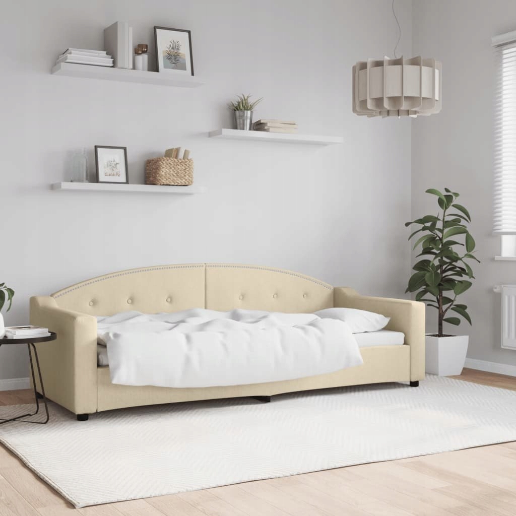 Sofa z funkcją spania VidaXL – Kremowa elegancja w Twoim wnętrzu