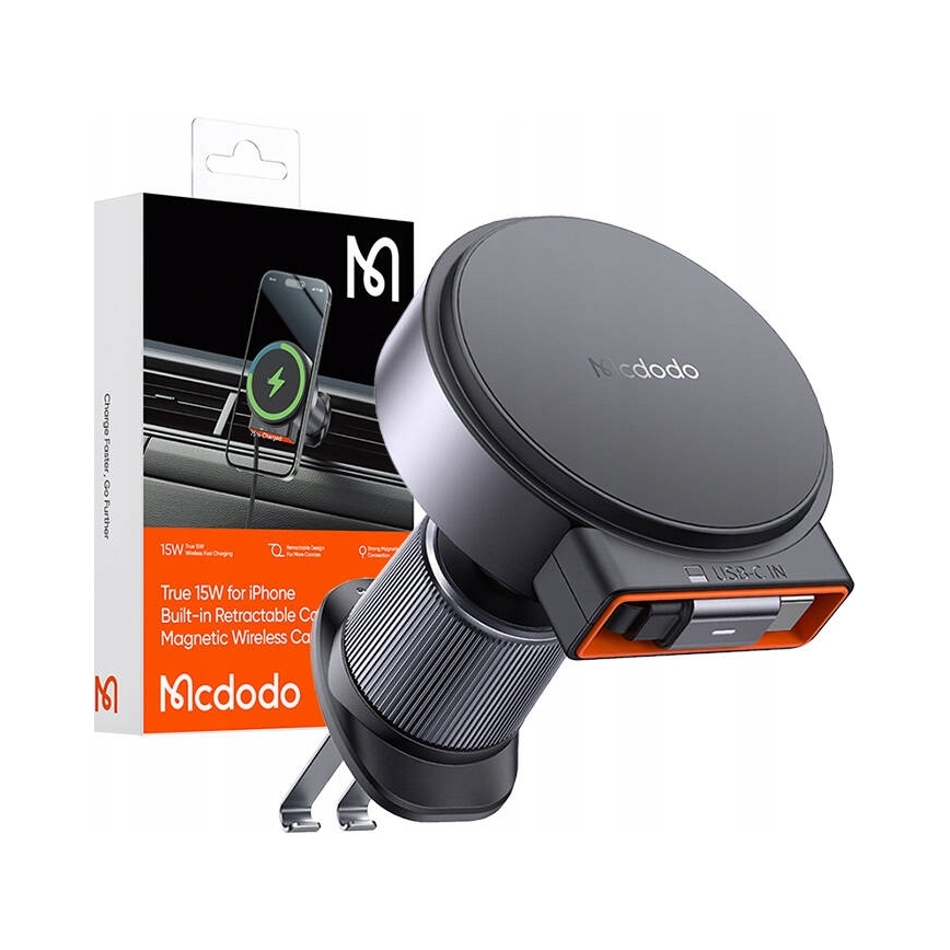 Bezprzewodowa ładowarka samochodowa Mcdodo CH-3000, 15W – Nowoczesne ładowanie w podróży