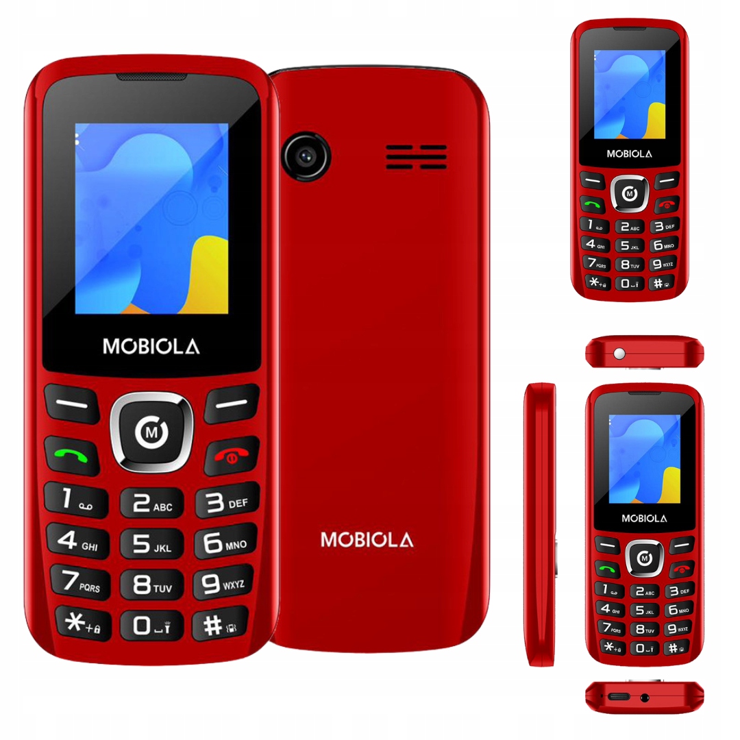 Telefon GSM Mobiola MB3020 2G Czerwony – Prosty, funkcjonalny i niezawodny