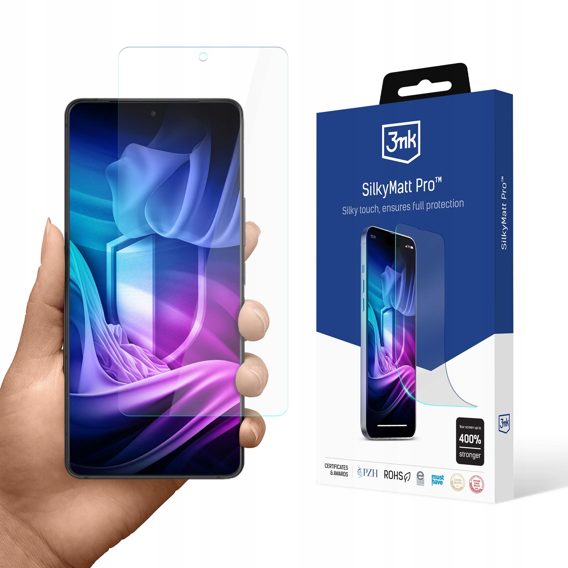 ASUS ROG PHONE 9 / 9 PRO / 9 FE - 3MK SILKY MATT PRO – Ochrona ekranu na najwyższym poziomie