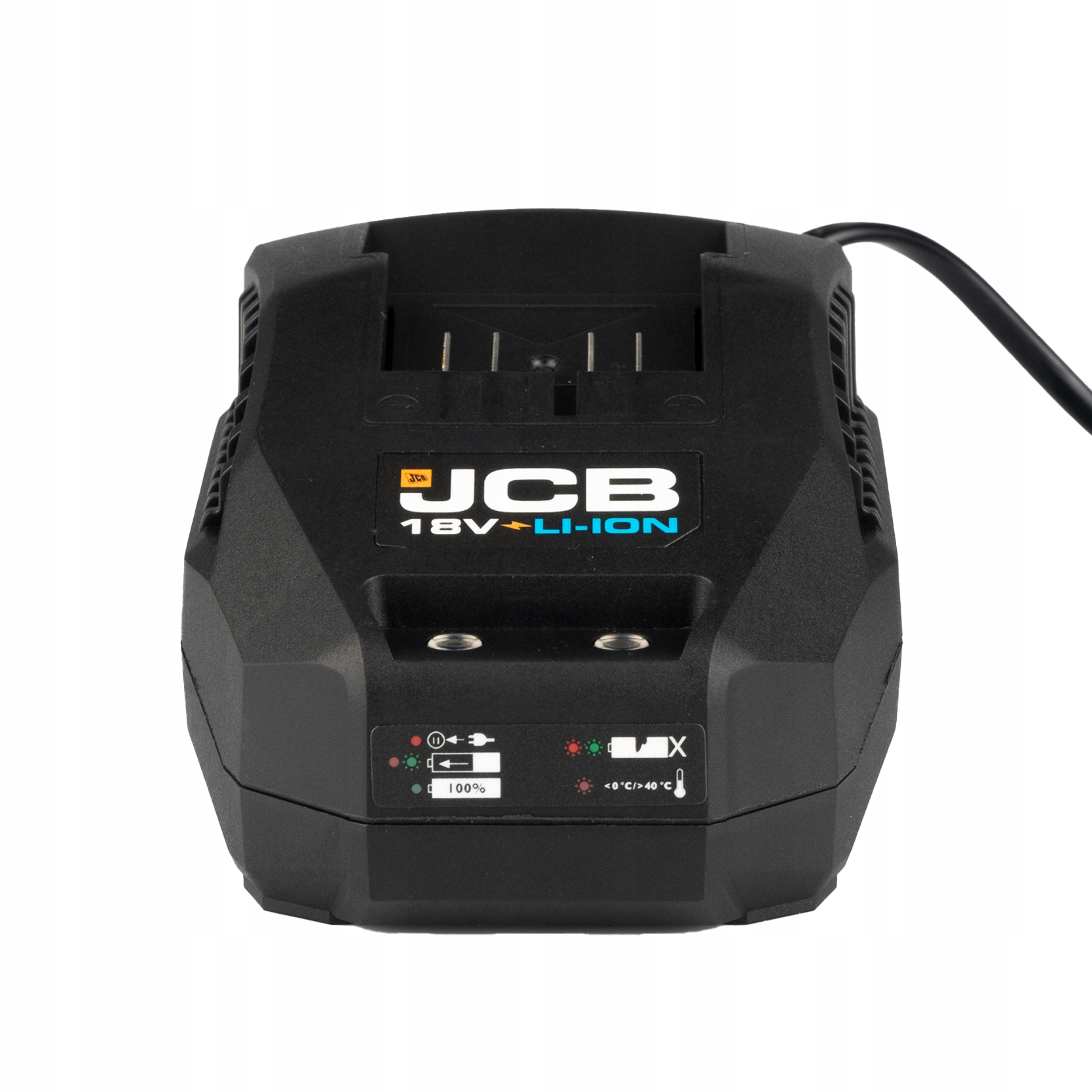 Ładowarka JCB Ładowarka do akumulatorów 18V 2,4A – Szybkie ładowanie i niezawodność