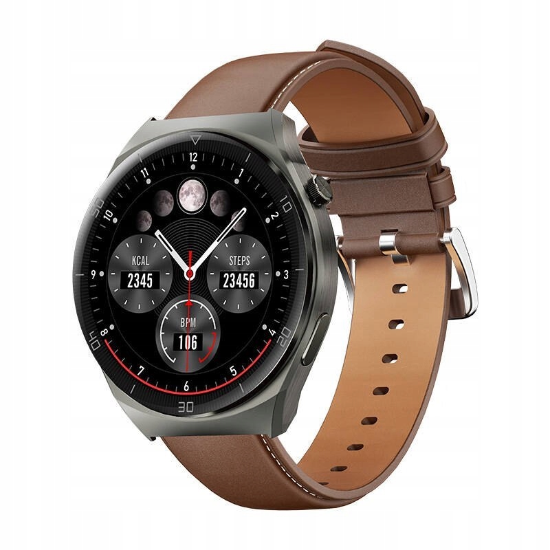 Smartwatch Aukey SW-2U Brązowy – Elegancja i nowoczesność na Twoim nadgarstku