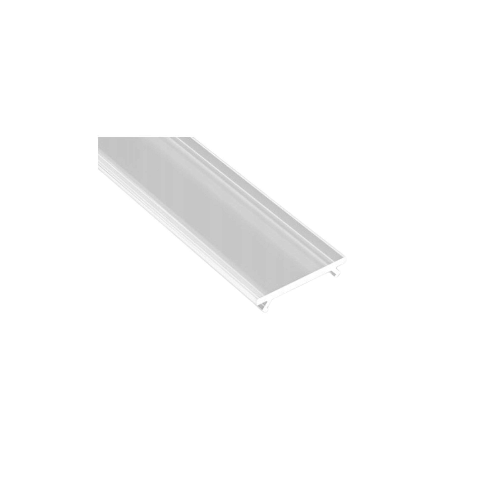 LUMINES Klosz do Profilu SLIM PMMA Transparentny Meblowy 1M – Eleganckie oświetlenie do mebli