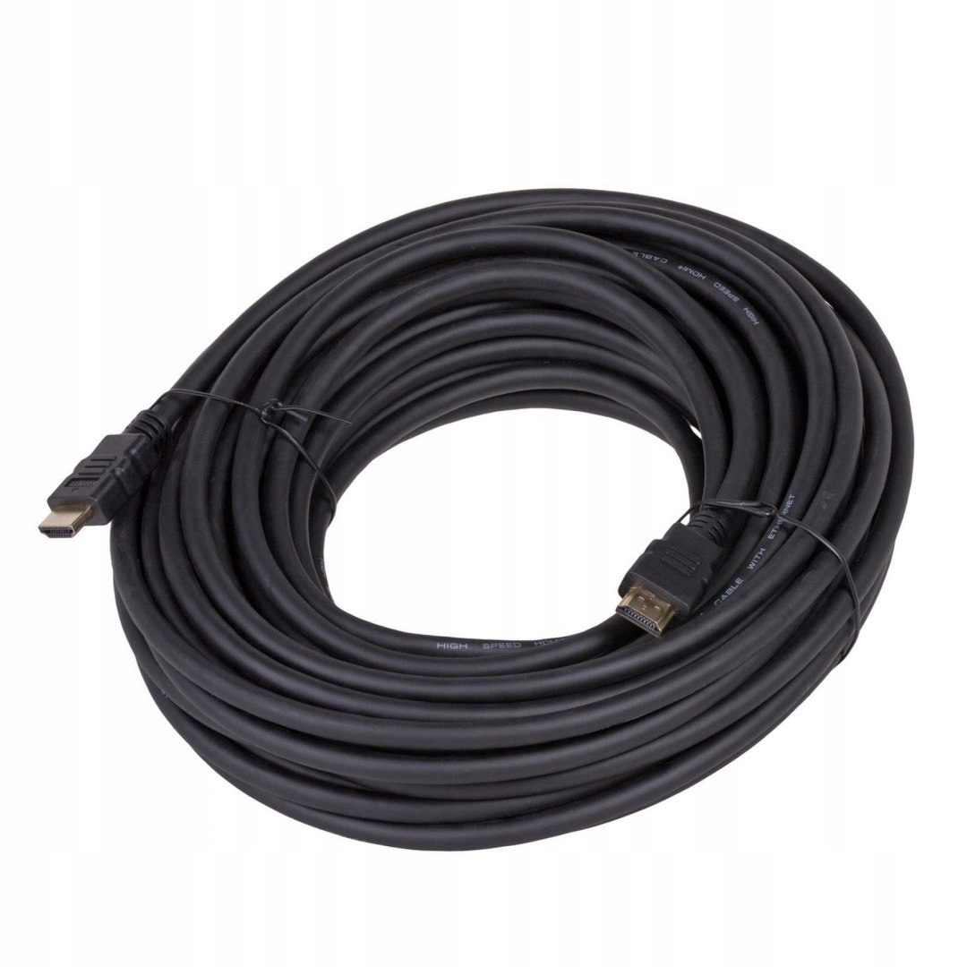 Кабель HDMI Akyga AK-HD-200A, 20 м, черный