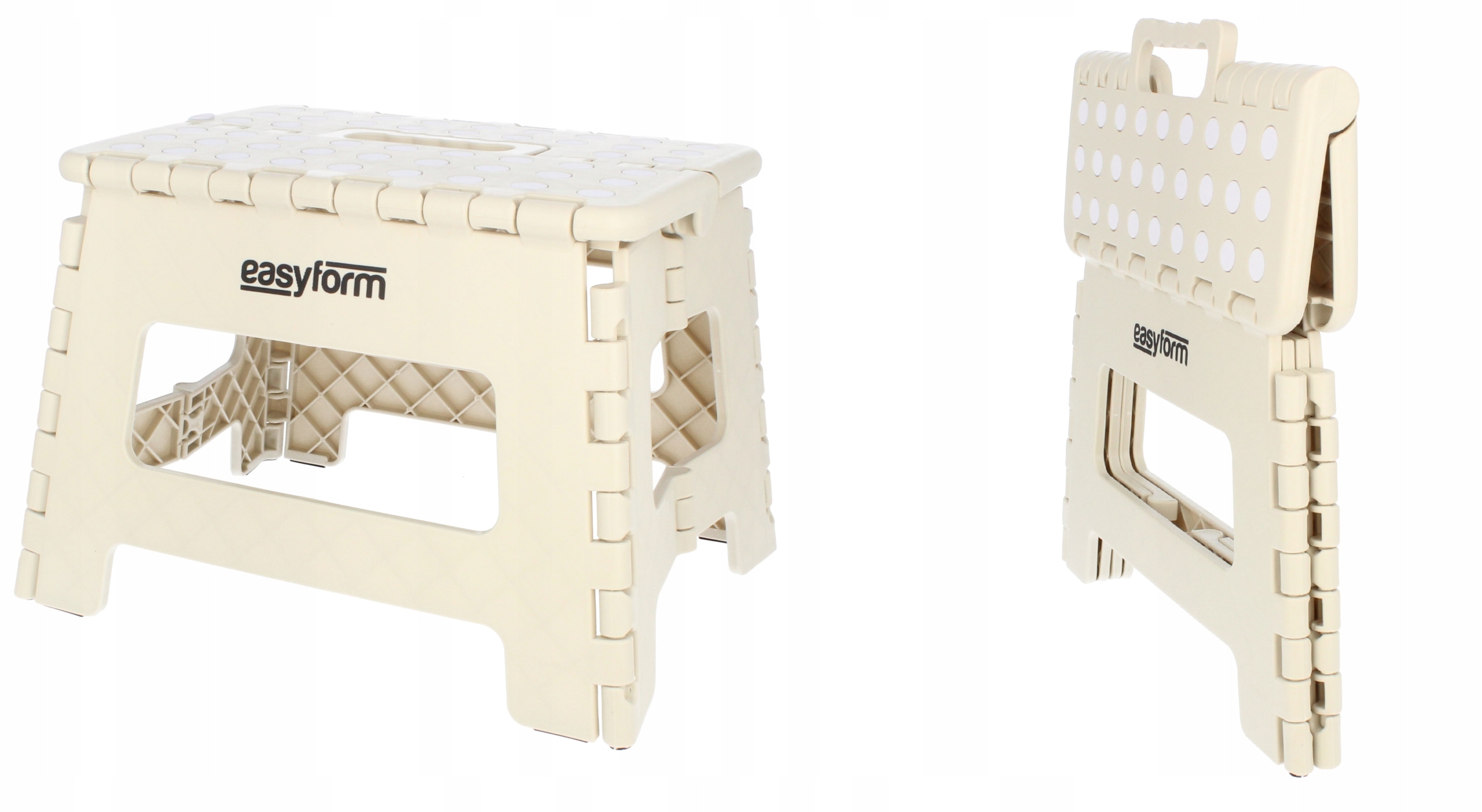 Taboret Easyform – Składany stołek w odcieniach beżu 22,5 cm