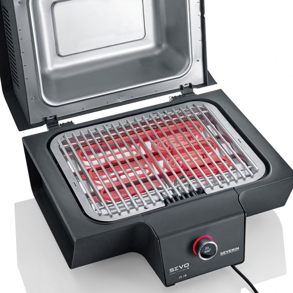 Grill elektryczny Severin BG 8138 Sevo Smart Control – Idealny do grillowania w każdych warunkach