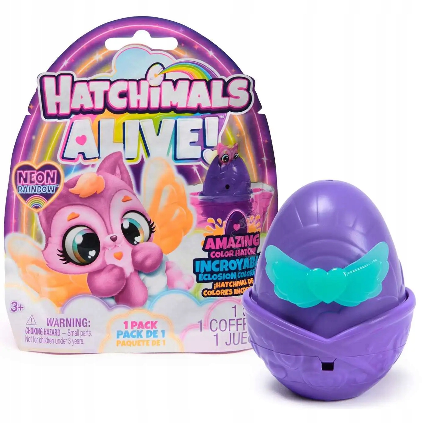 Hatchimals Alive Neon Rainbow 1 Pack Asst. – Magiczny świat zabawy