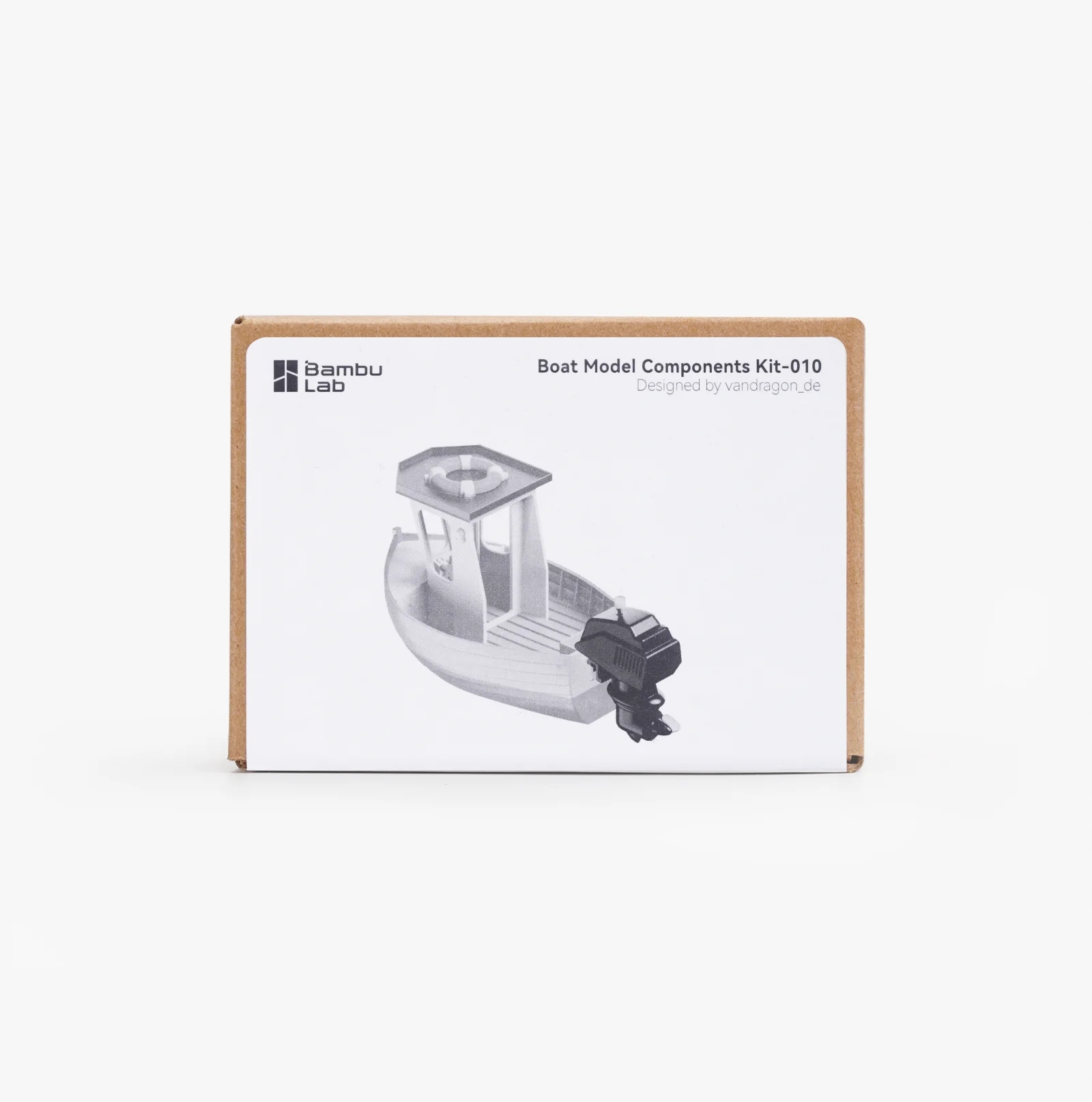 Boat Model Components Kit-010 – Zestaw do budowy modelu łodzi motorowej