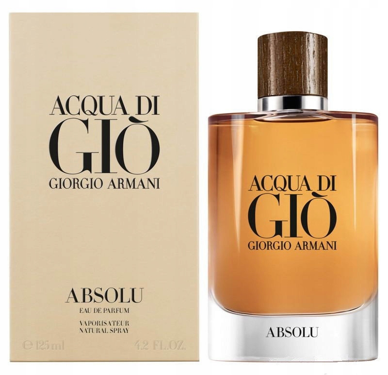 Perfumy męskie Acqua di Gio Absolu EDP 125 ml – Luksusowy zapach dla nowoczesnego mężczyzny