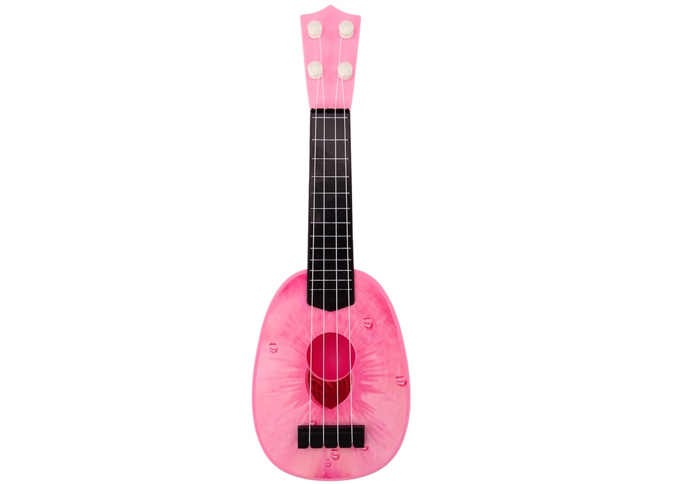 Wymiary ukulele: 34 cm x 12 cm x 3,5 cm