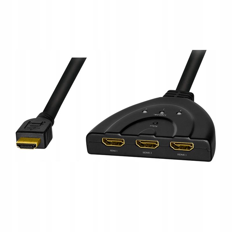 LogiLink LogiLink Switch HDMI 3-portowy – Idealne rozwiązanie do kina domowego