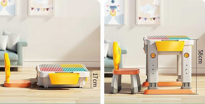 Wielofunkcyjny zestaw edukacyjny z 55 elementami