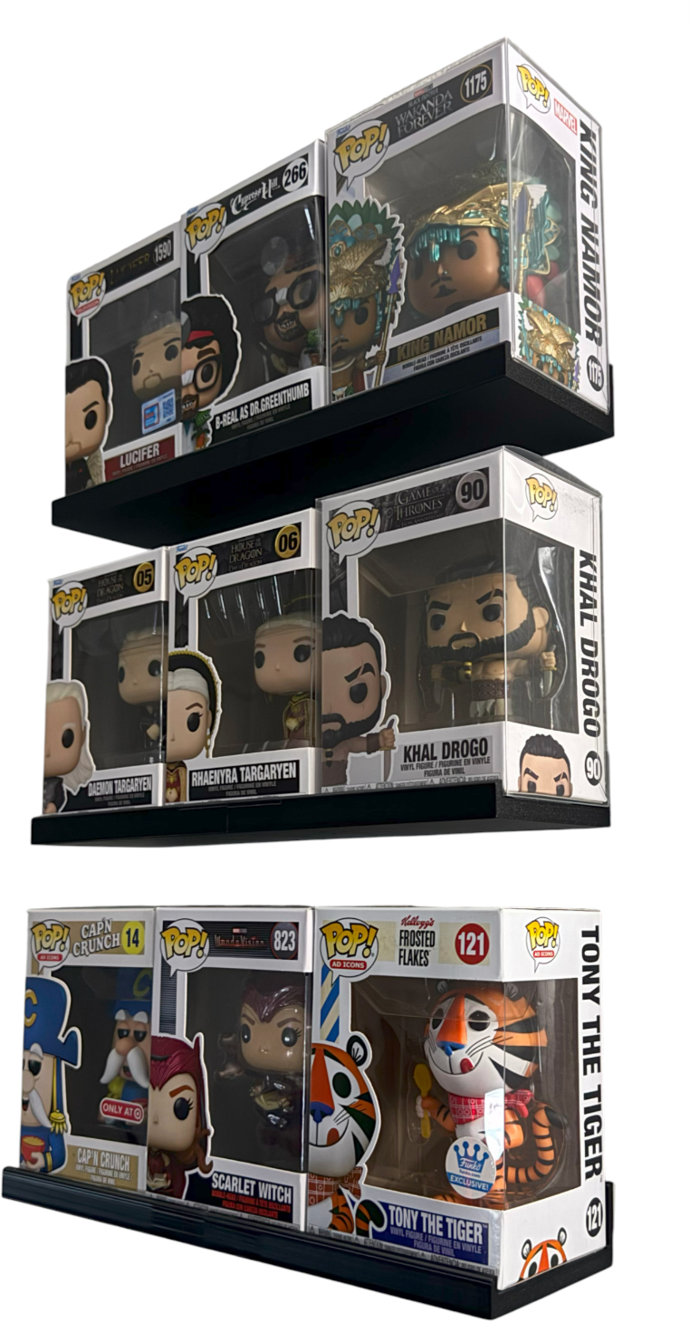 Ścienna półka na figurki Funko Pop – Idealna ekspozycja dla Twojej kolekcji