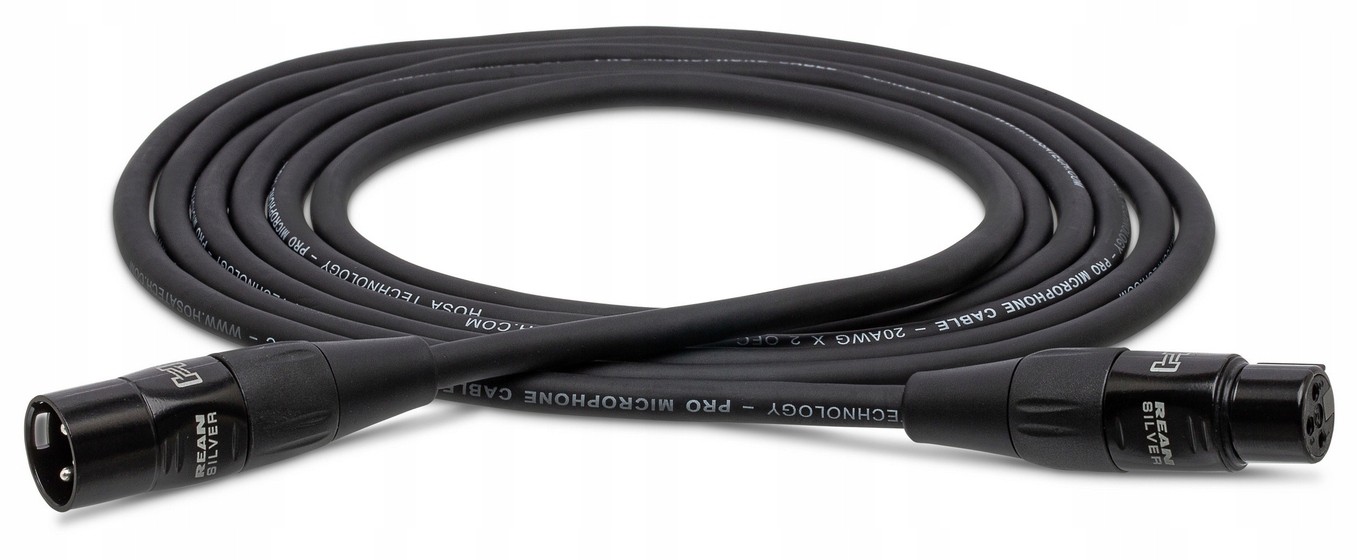 Hosa - Kabel mikrofonowy PRO XLRf - XLRm 6m – Profesjonalna jakość dźwięku
