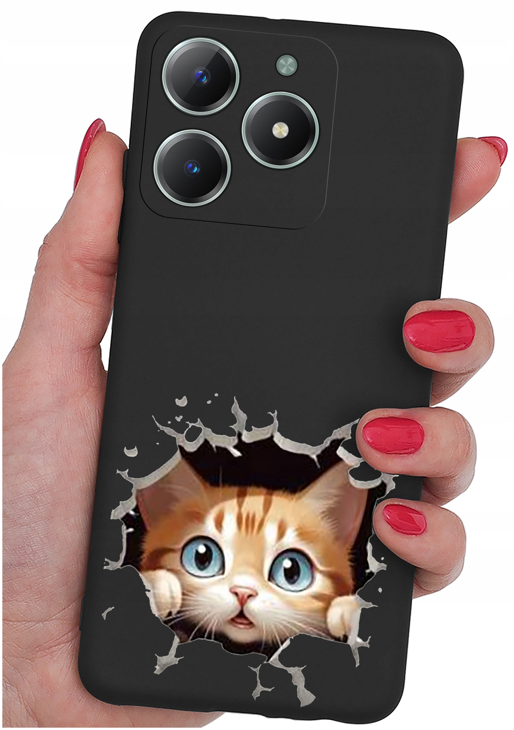 Wytrzymałe silikonowe etui z ochroną wyspy aparatów