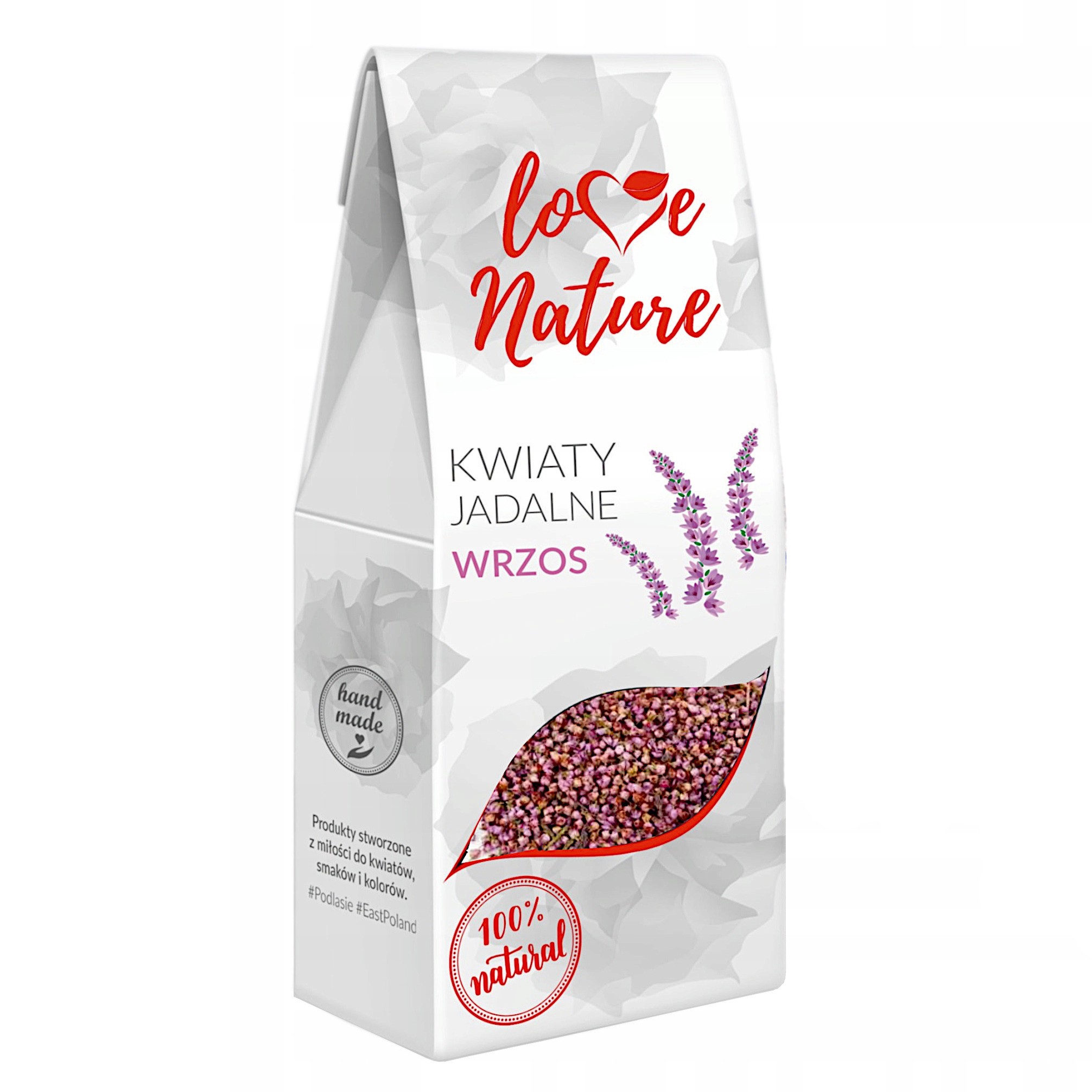Kwiaty Jadalne Kwiat Wrzosu 20 g - Love Nature – Naturalna dekoracja dla Twoich potraw