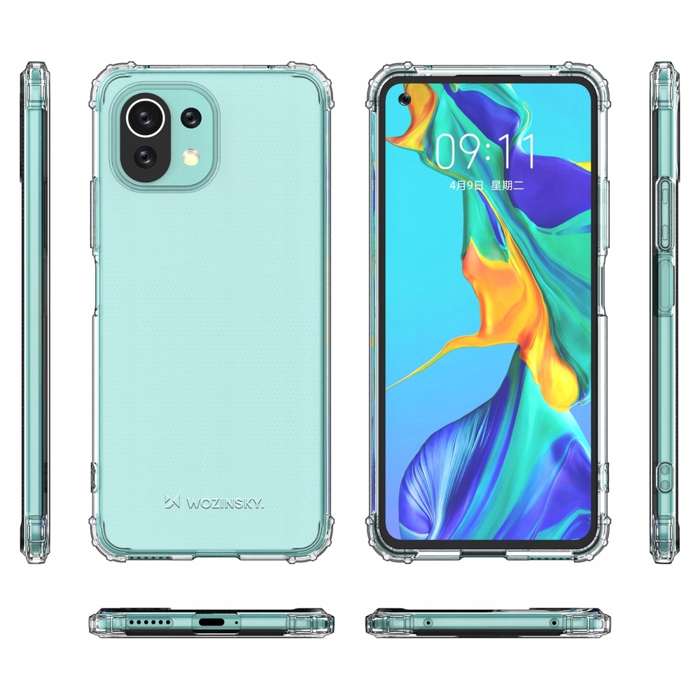 Etui bezbarwne Anti Shock do Xiaomi Mi 11 Lite Kolor bezbarwny