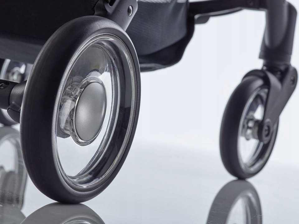 Amortyzowane koła – Płynna jazda i doskonałe manewrowanie