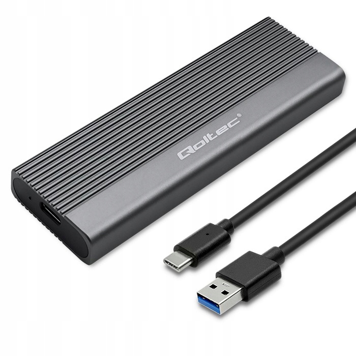 Kieszeń Qoltec Obudowa na dysk SSD M.2 SATA NGFF USB-C – Wydajność i mobilność w jednym