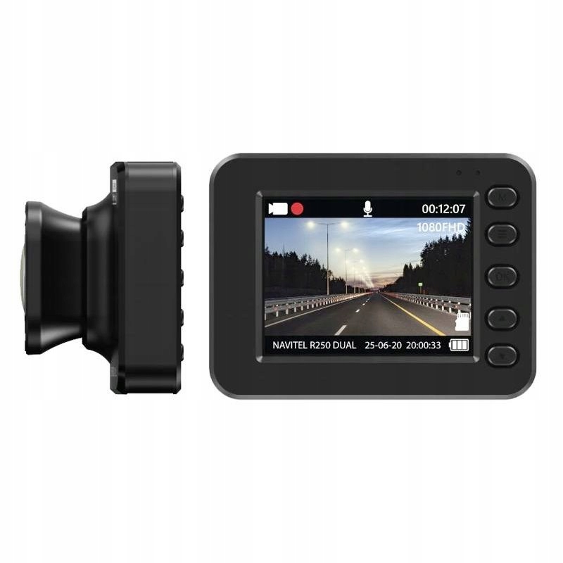 Dwie kamery dla pełnej ochrony – przednia i tylna