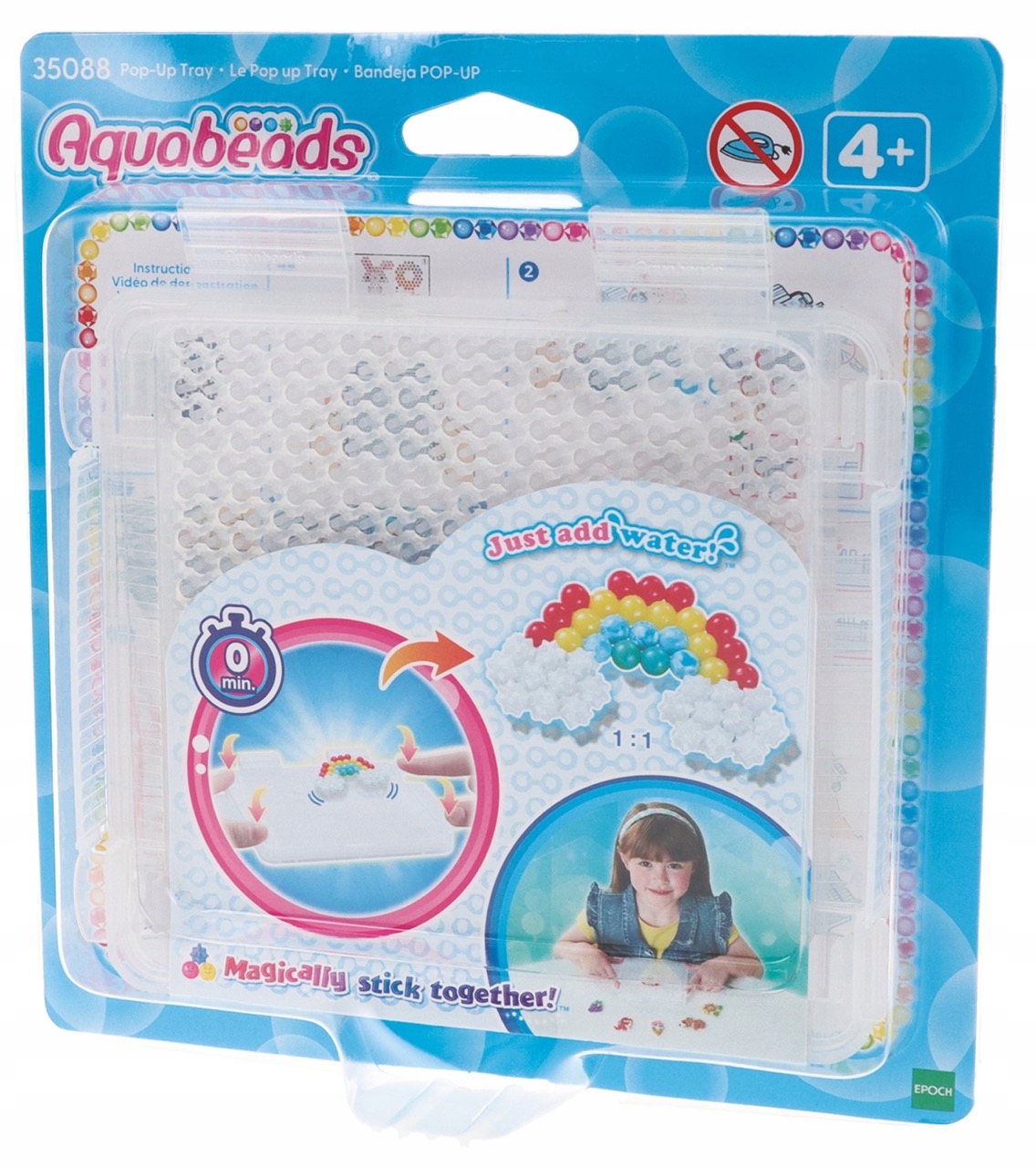 AQUABEADS Tacka do układania koralików Pop-Up 35088 – Kreatywna zabawa dla dzieci