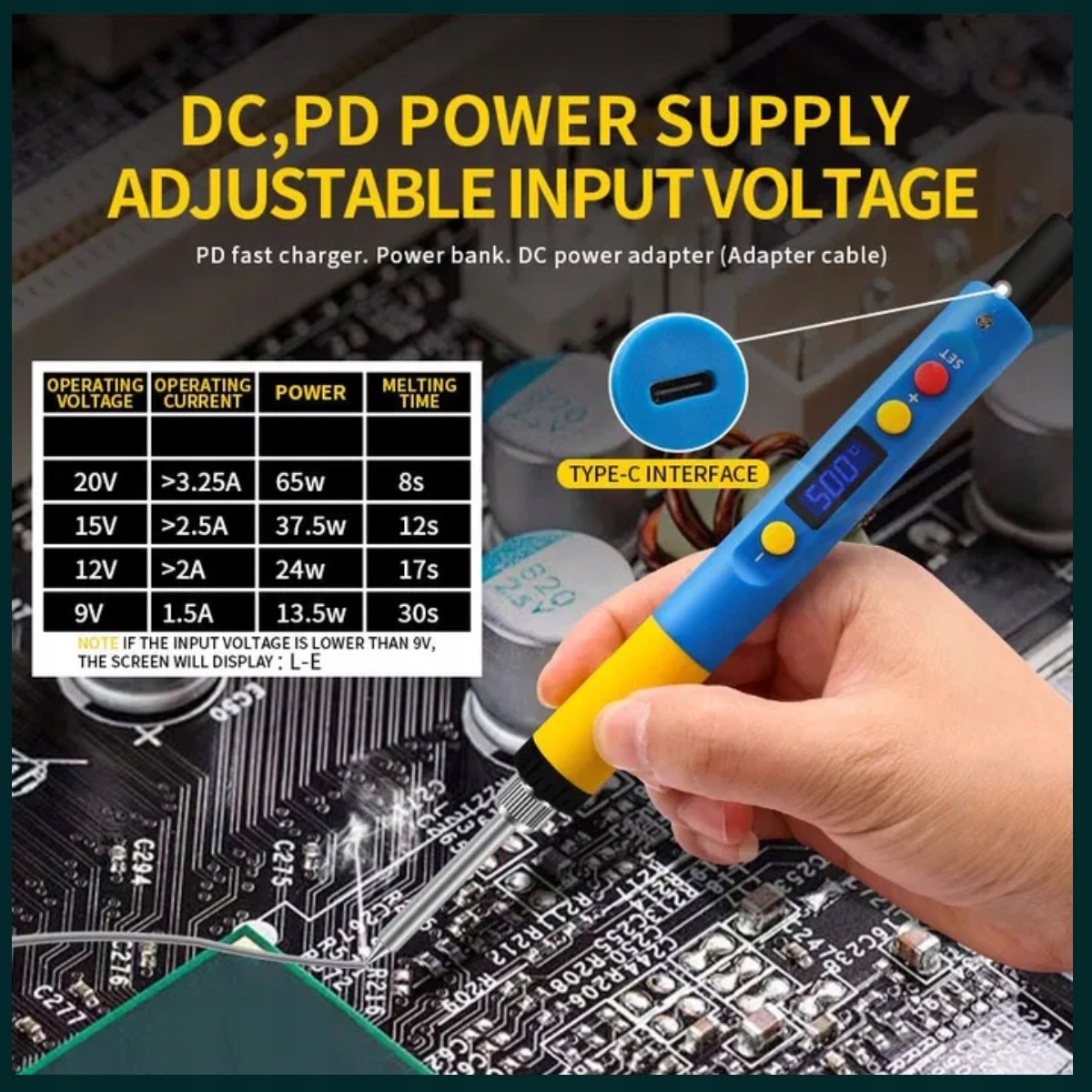 Mobilność dzięki zasilaniu USB-C i powerbankom