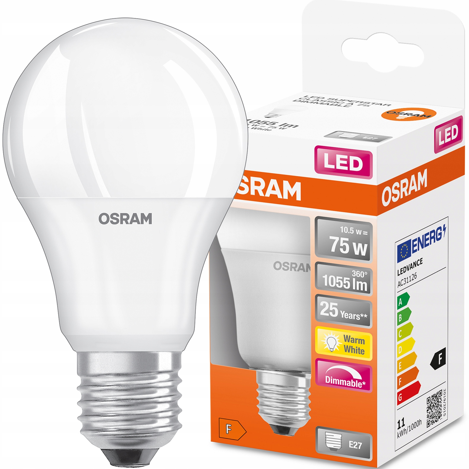 Żarówka LED OSRAM 10,5W – Wydajne oświetlenie do Twojego domu