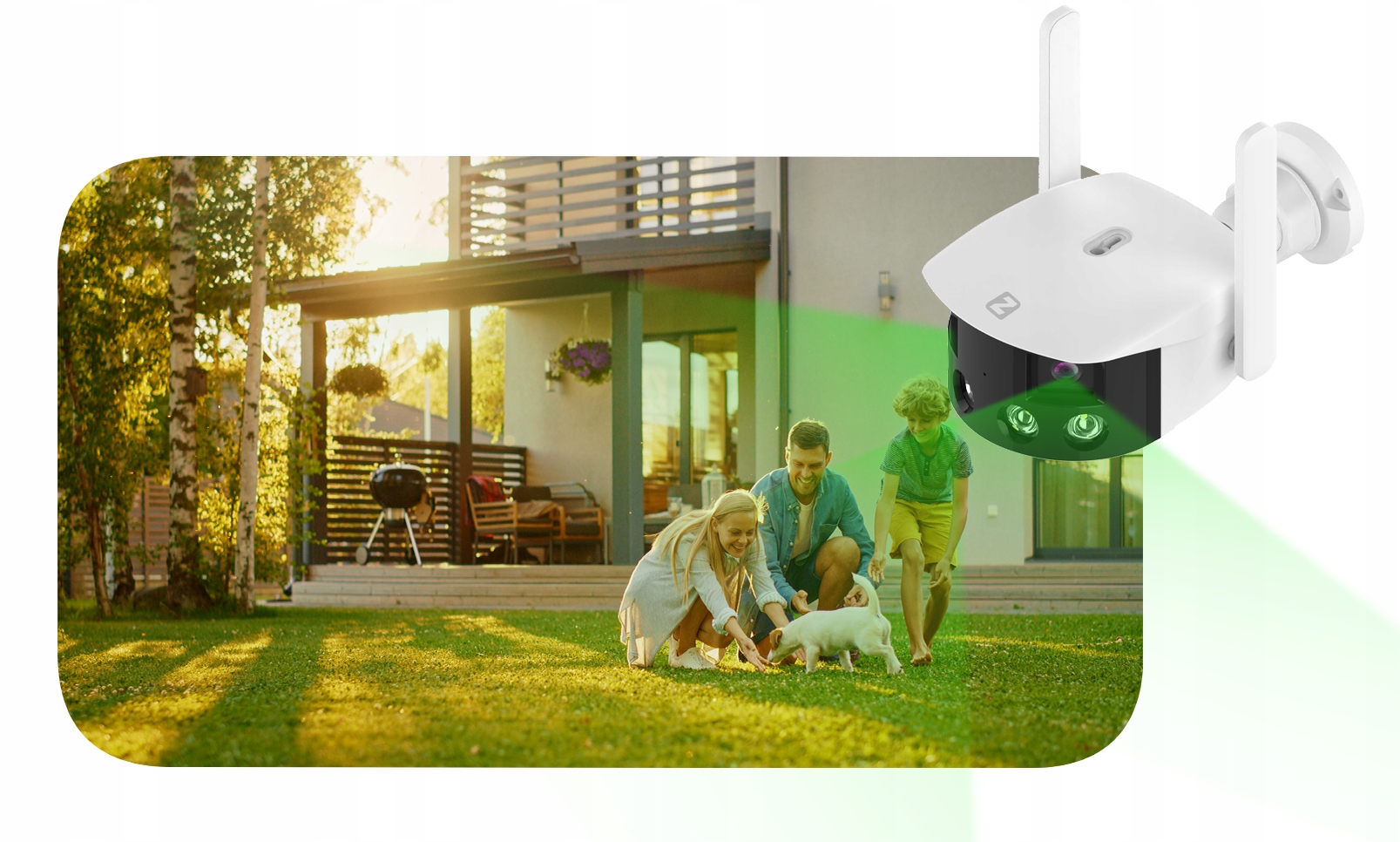 Kamera I4 Panoramic IP WiFi 4MP 3.6mm IR 30 m – 180° widzenia – Nowoczesne rozwiązanie dla Twojego bezpieczeństwa