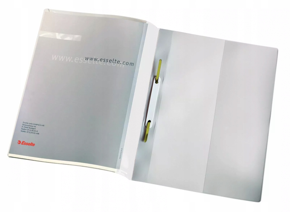 Skoroszyt sztywny z wąsami Esselte Panorama – Idealny do archiwizacji dokumentów