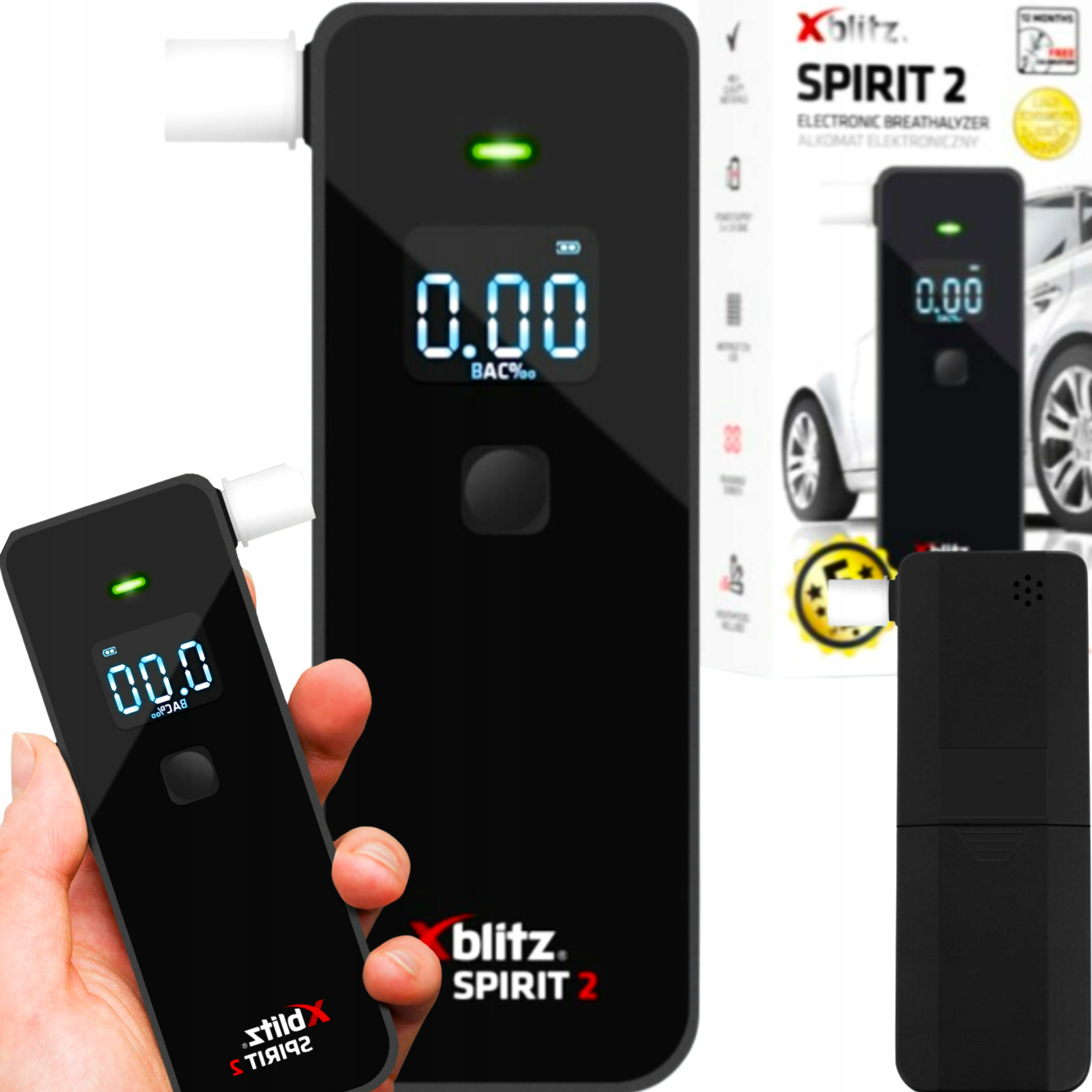 Zestaw gotowy do użycia – Ustniki i baterie w komplecie