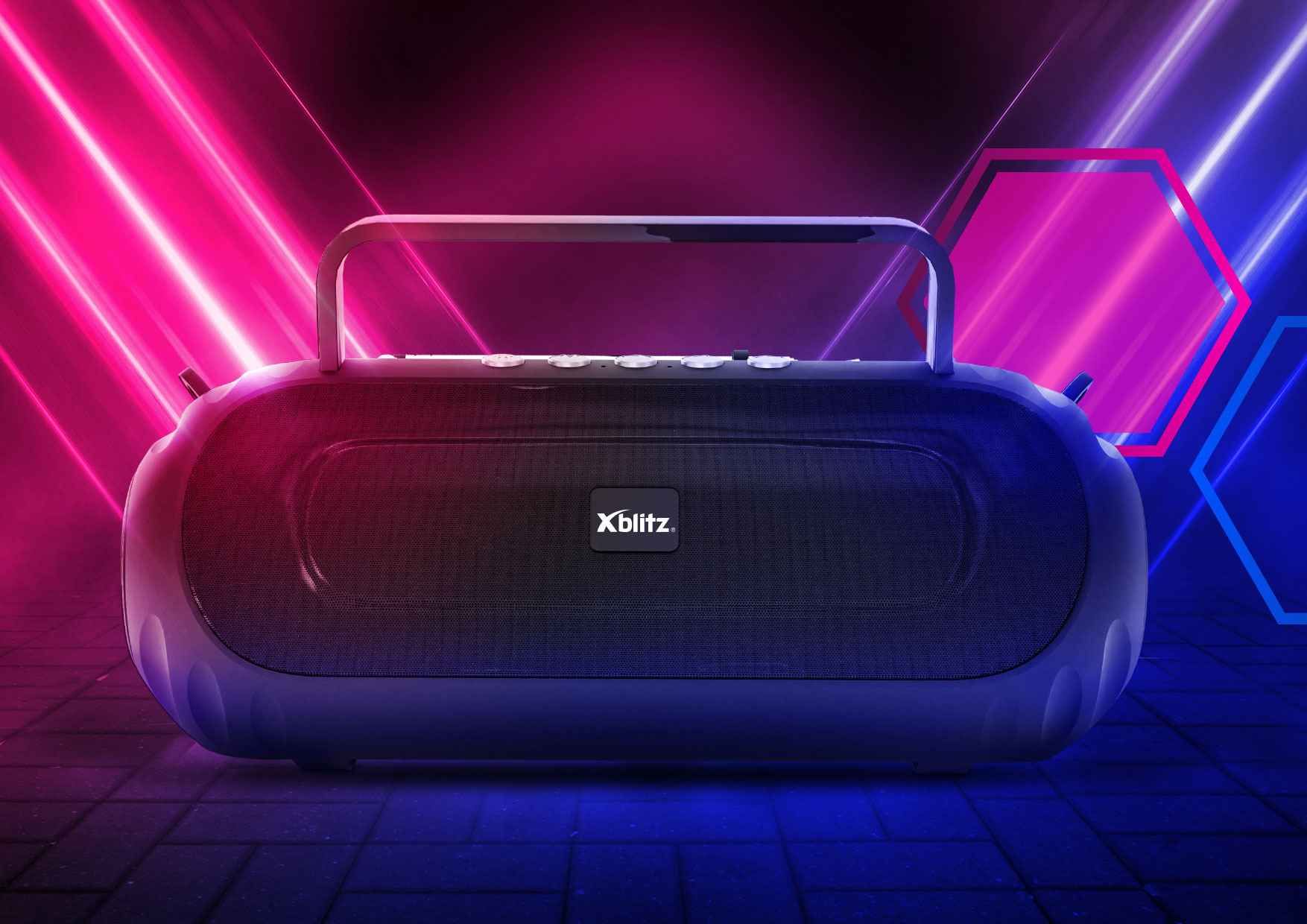 Głośnik bezprzewodowy z wbudowaną latarką Xblitz Master Box
