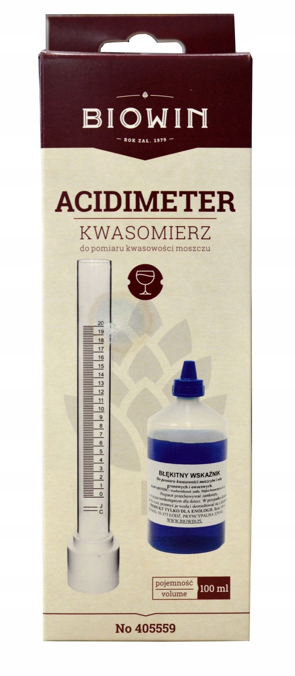 Odpowiednie wartości dla różnych rodzajów moszczu