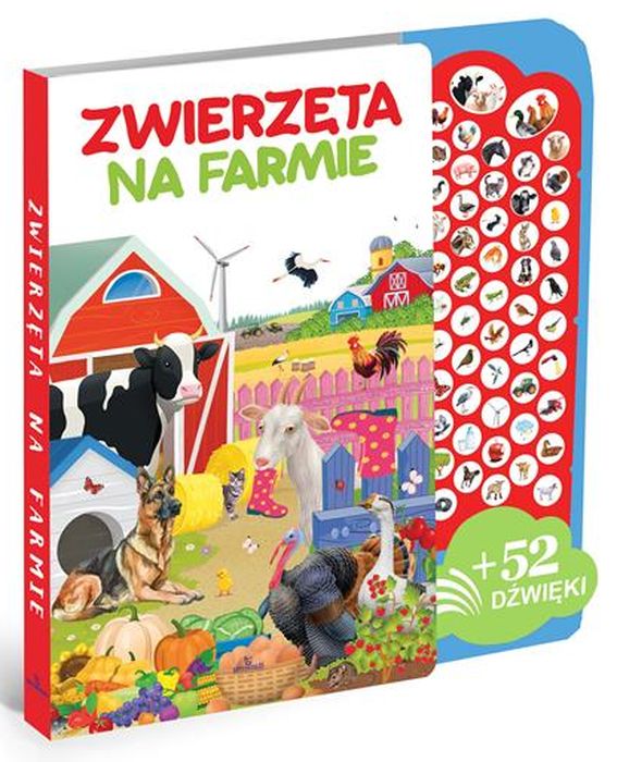 Zwierzęta na farmie – Interaktywna książeczka dla dzieci