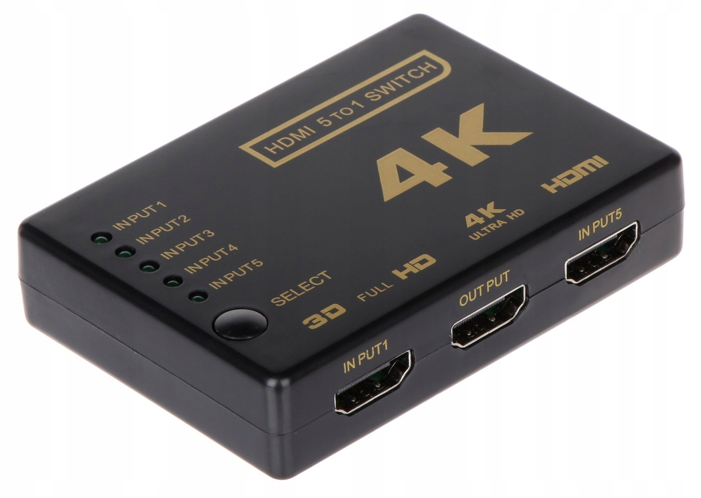 Przełącznik HDMI-SW-5/1P – Wybór źródeł sygnału w zasięgu ręki