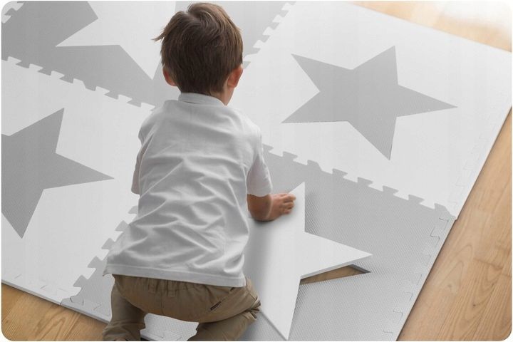 DUŻA MATA PIANKOWA PUZZLE RICOKIDS Materiał Pianka