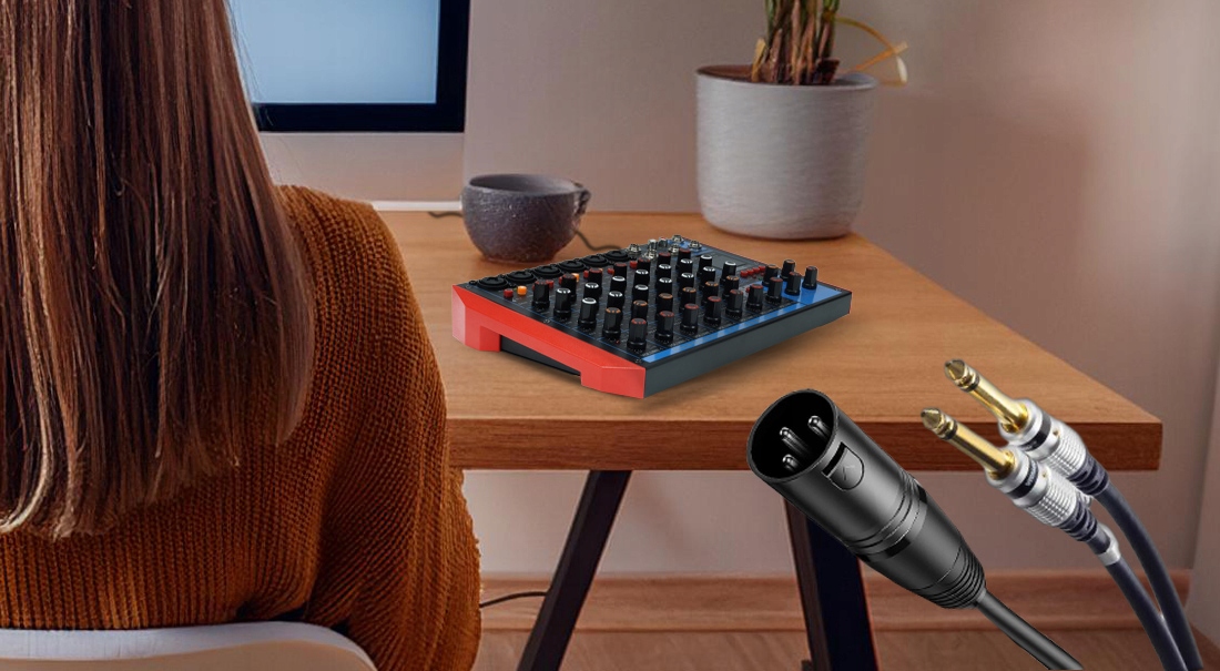 Bogate opcje podłączeń – Sześć wejść LINE/MIC i port USB