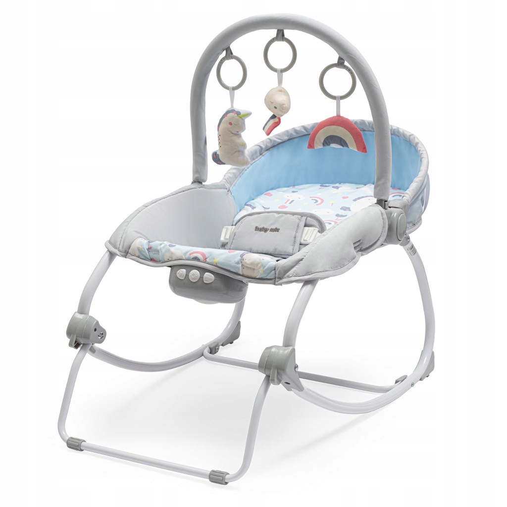 Multifunkcyjność: leżaczek, bujaczek i krzesełko w jednym