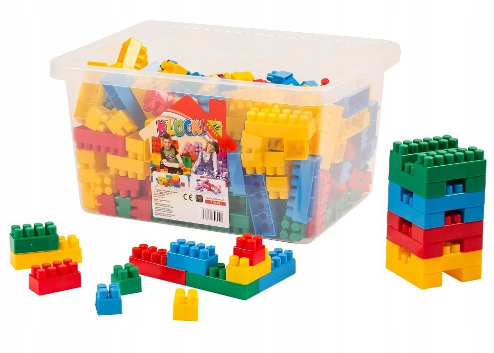 Zestaw klocków konstrukcyjnych – 300 i 345 elementów
