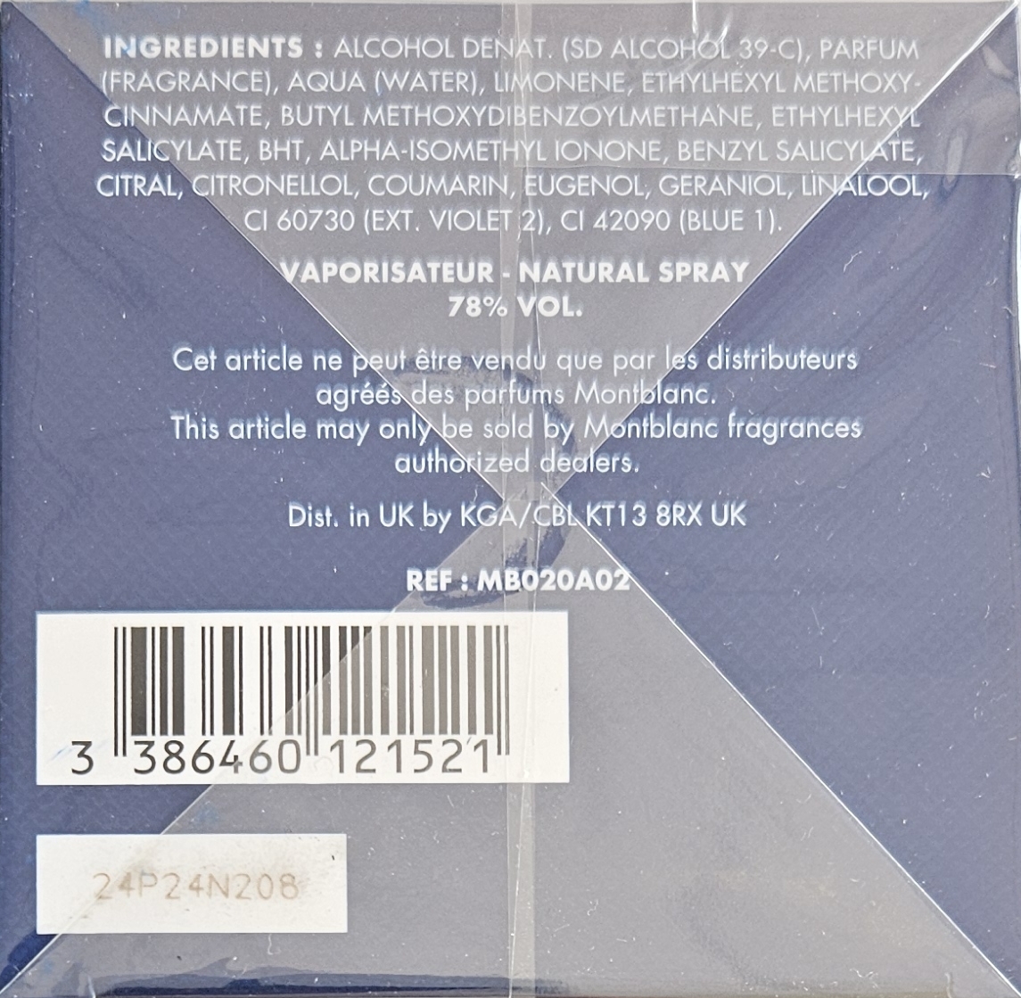 Perfumy męskie Mont Blanc Explorer Ultra Blue – Odkryj świeżość i elegancję