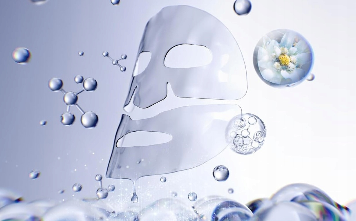Intensywne nawilżenie z maską kolagenową FAQ Glass Skin