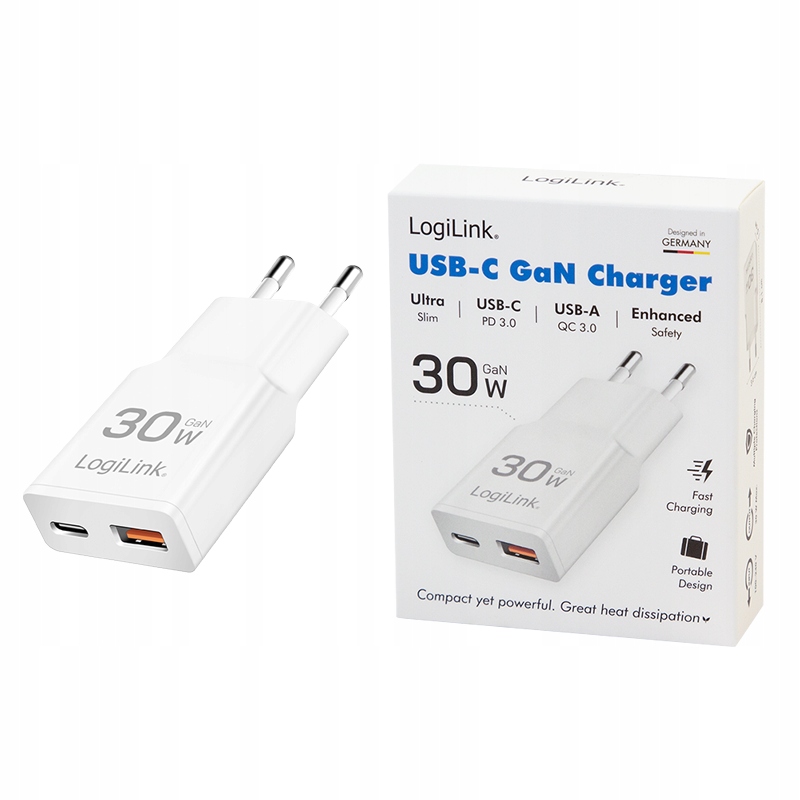 Podwójne ładowanie – USB-C PD i USB-A QC w jednym urządzeniu