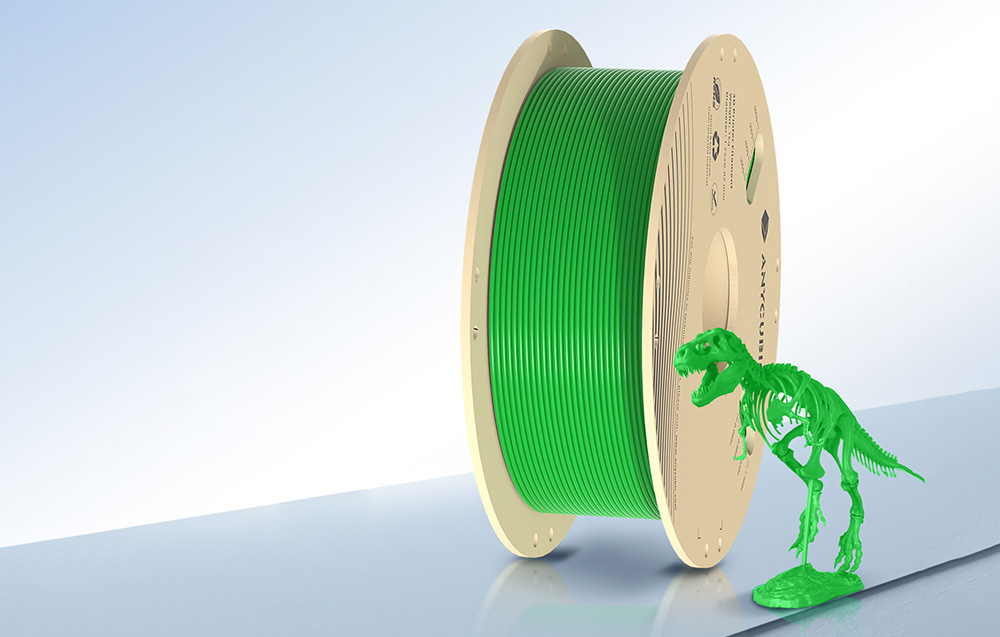 Filament PLA Anycubic 1 kg (zielony) - Wygoda użytkowania i szerokie zastosowanie