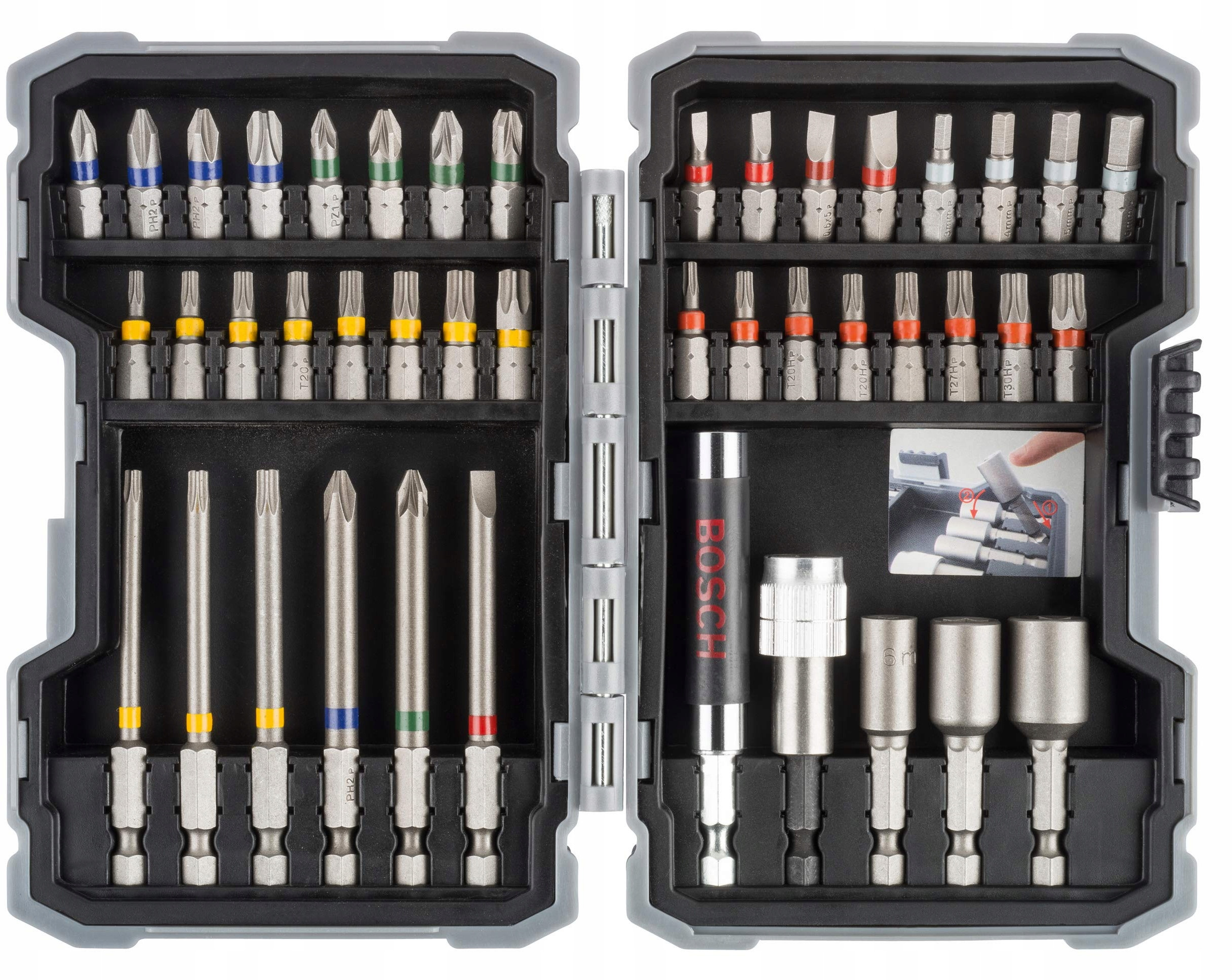Bosch Professional Zestaw Końcówek Wkrętarskich - 43 Elementy dla Profesjonalistów