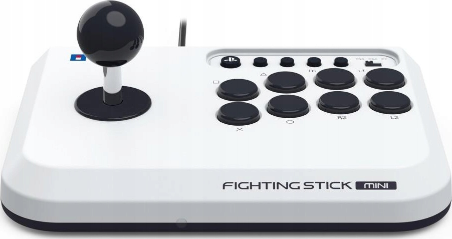Klasyczny układ przycisków i joystick z mikroprzełącznikami