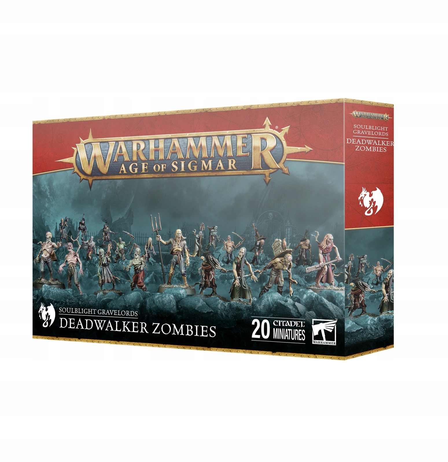 Warhammer Age of Sigmar Soulblight Gravelords Deadwalker Zombies – Armia nieumarłych na polu bitwy