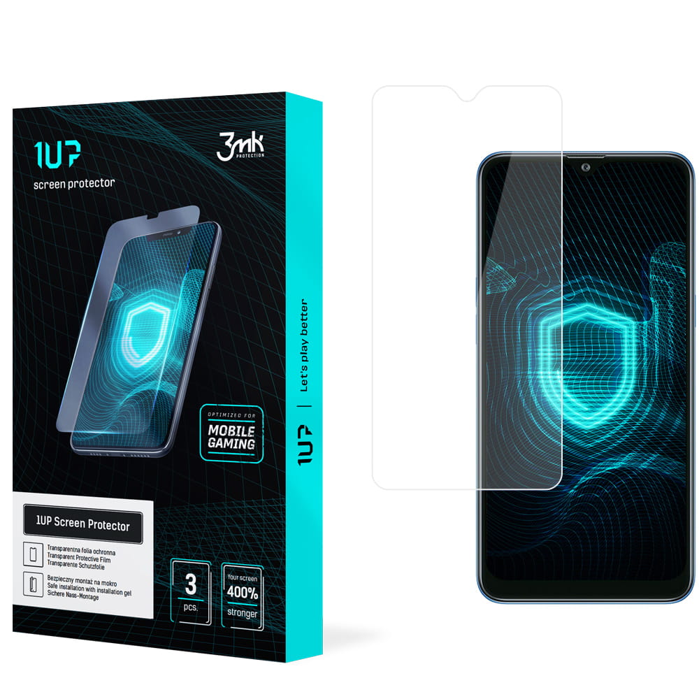 SAMSUNG GALAXY M01S - Folia ochronna 3MK 1UP dla graczy