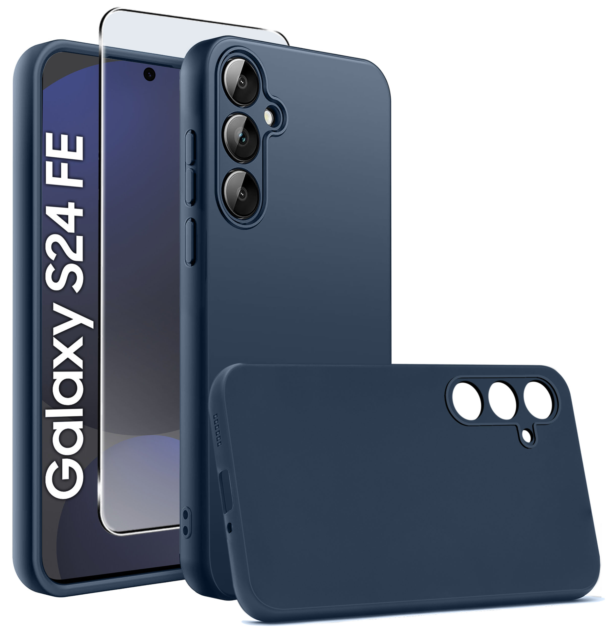 Etui do Samsung Galaxy S24 FE CASE SOFT MATT PLECKI MATOWE + SZKŁO 9H – Ochrona i styl w jednym