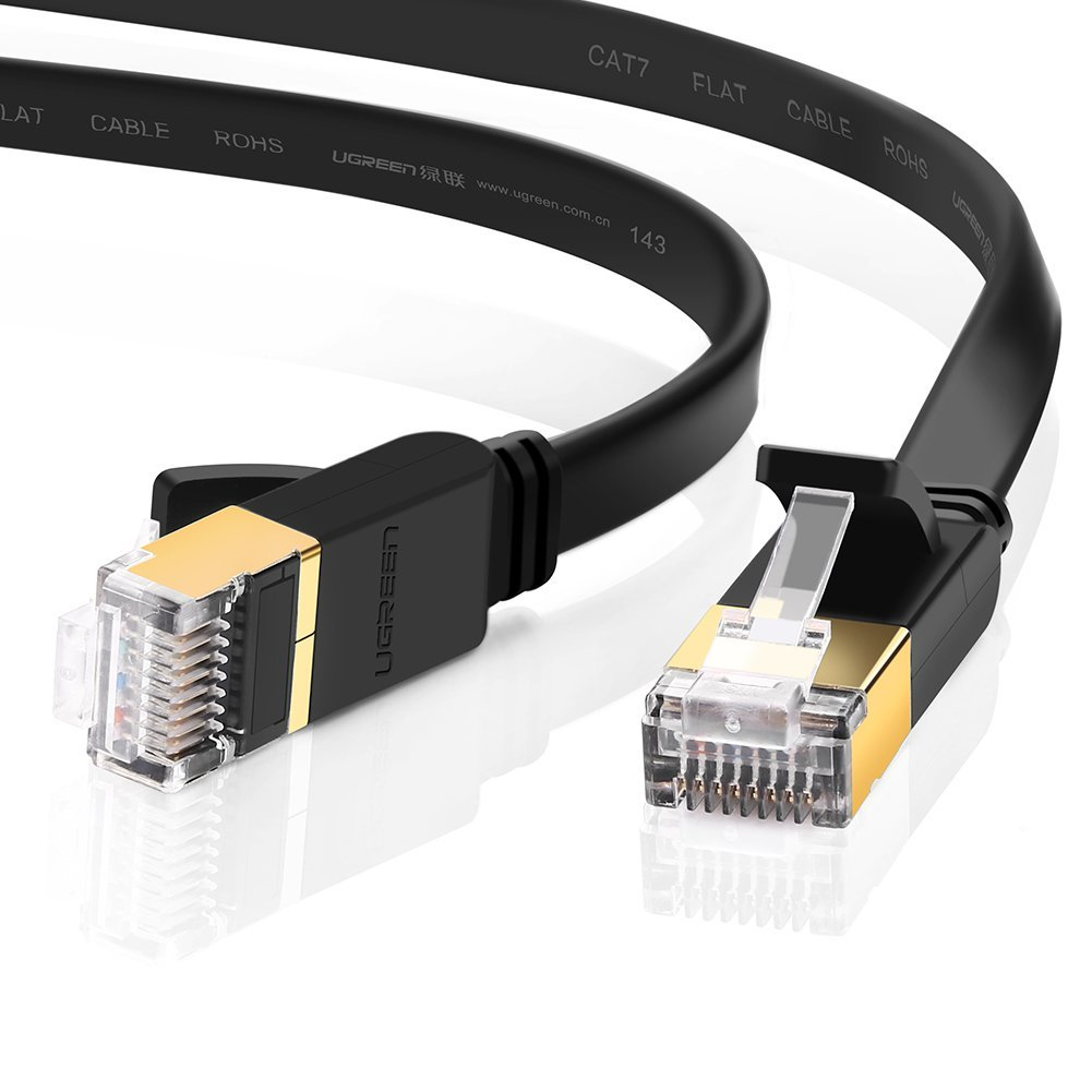 Płaski kabel sieciowy UGREEN Ethernet RJ45, Cat.7, 3m – Szybkie i stabilne połączenie
