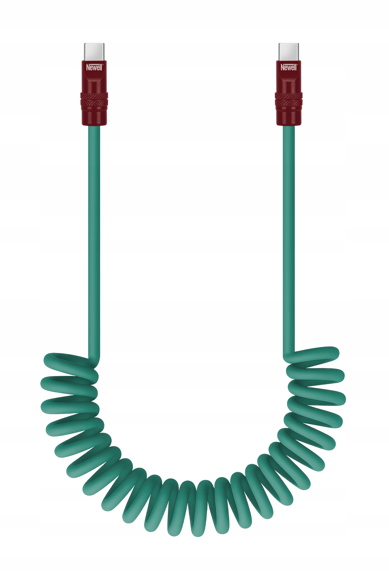 Kabel Newell USB-C - USB-C 100 W, 1,5 m, silikonowy, spiralny – Idealne rozwiązanie do szybkiego ładowania